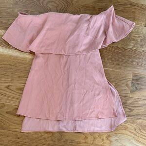 Pink Off-Shoulder Top